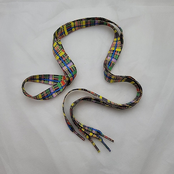 *LAST CHANCE* Hot Topic Tartan Shoelaces - Picture 1 of 5